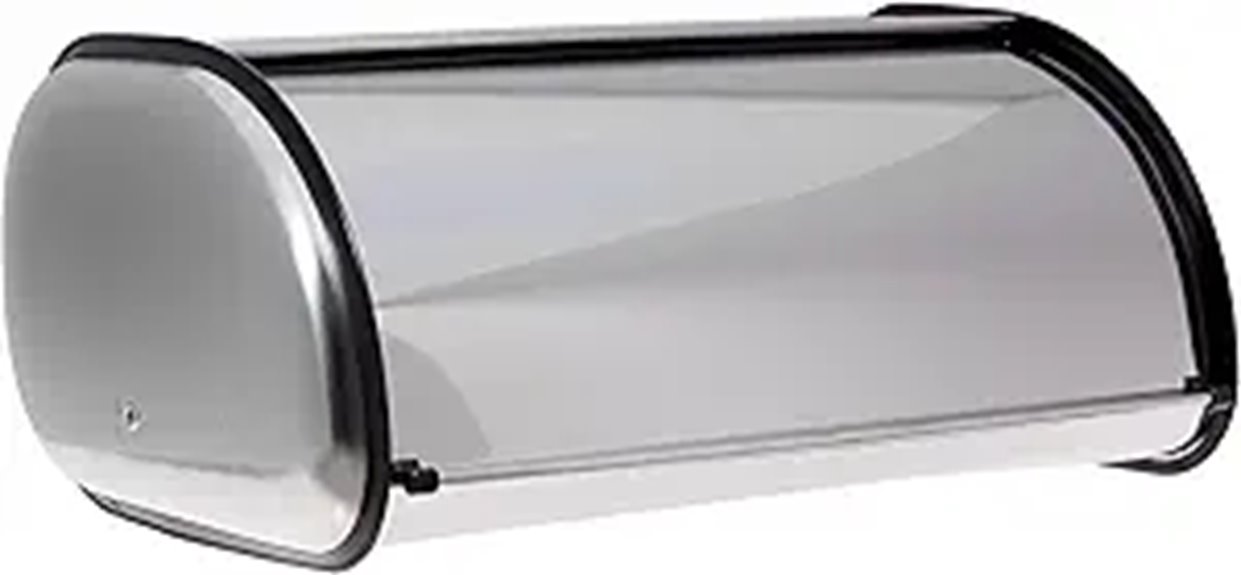 stylish stainless steel storage