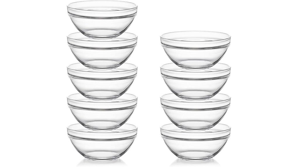 sweejar glass bowls set