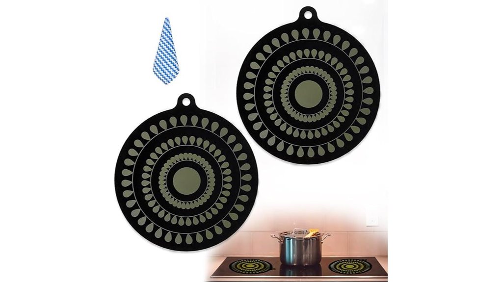 thermochromic silicone cooktop mat