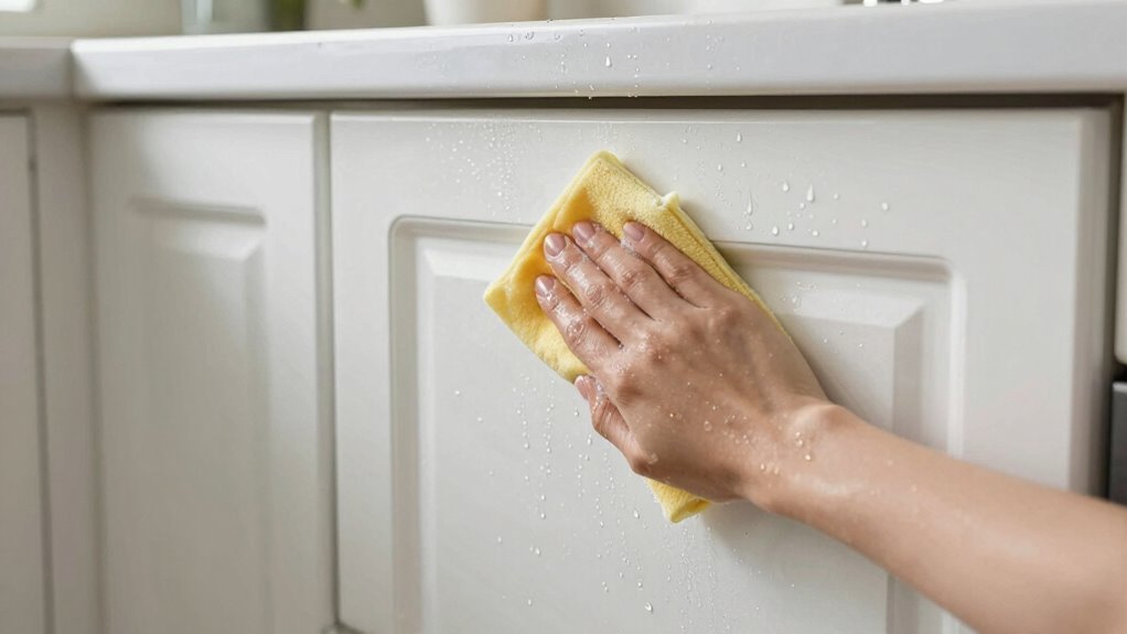 thoroughly rinse soapy residue