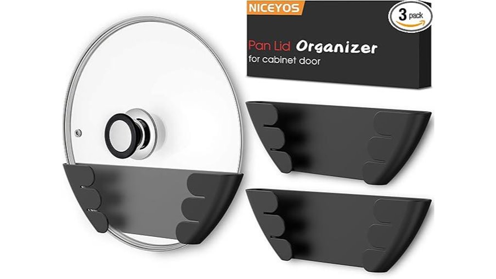 three pack lid organizer