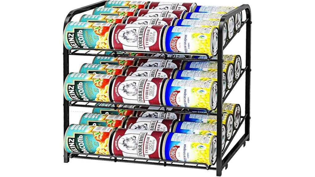 three tier can organizer