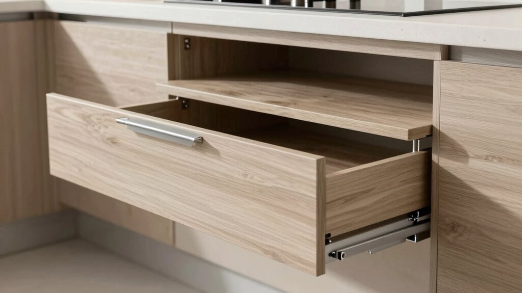 top cabinet shelf options