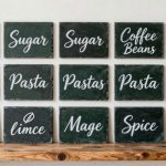 top chalkboard pantry labels