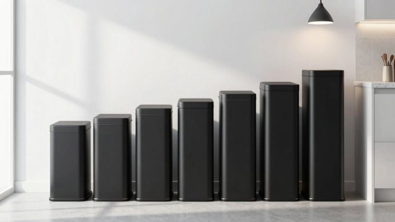 top compact kitchen bins