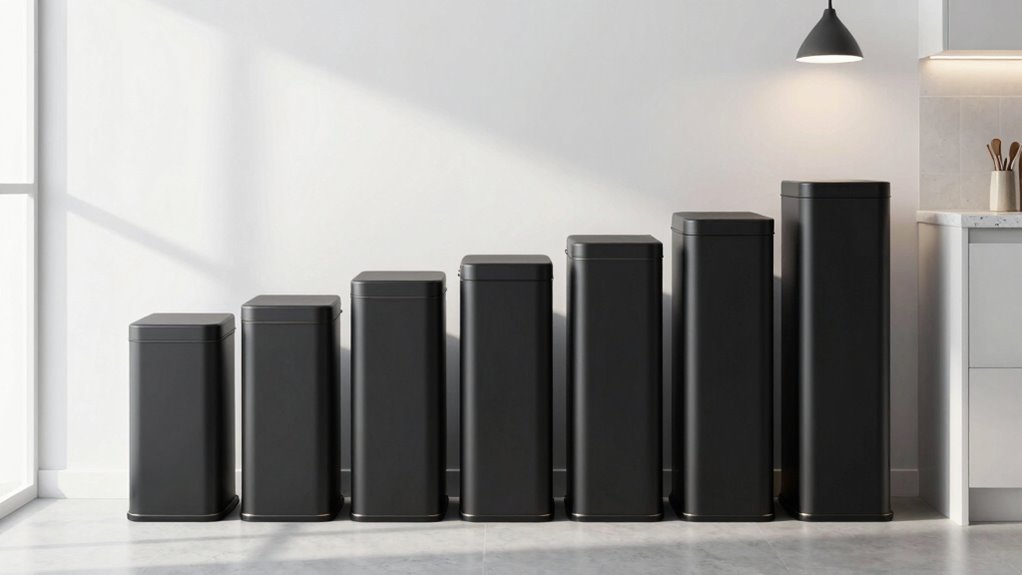 top compact kitchen bins