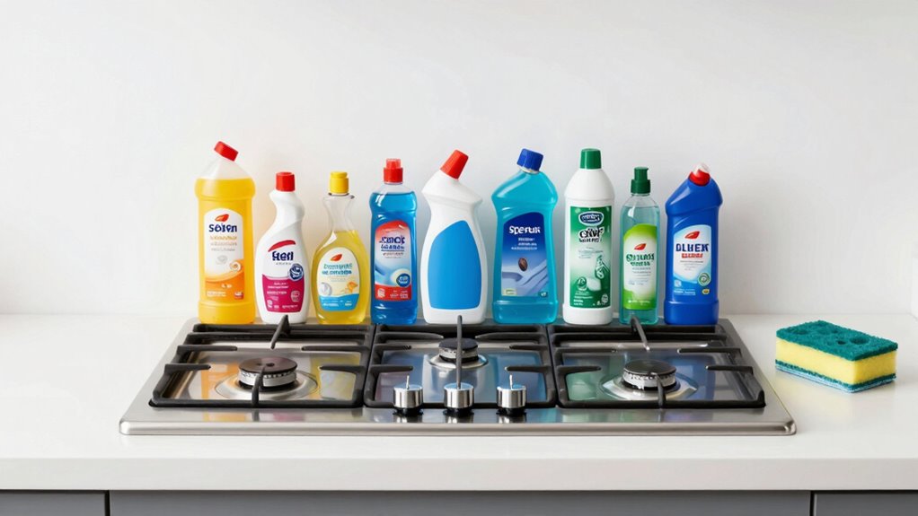 top gas range cleaners
