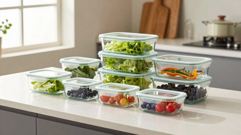 top glass food containers