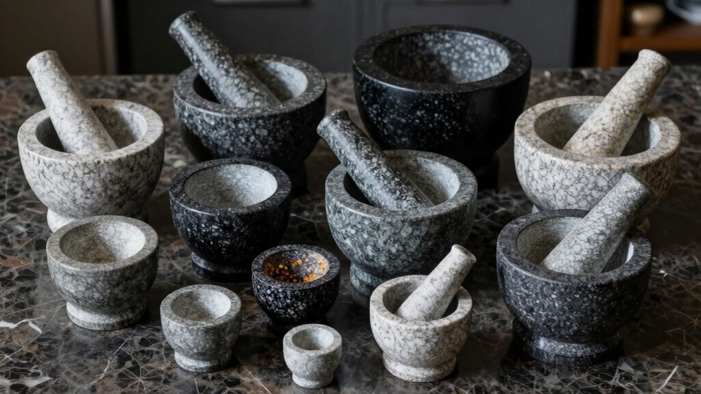 top granite mortar sets