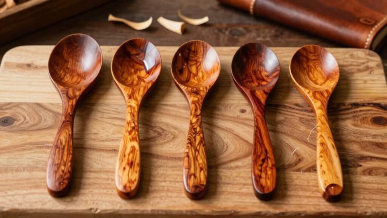 top heat treated wooden spoons