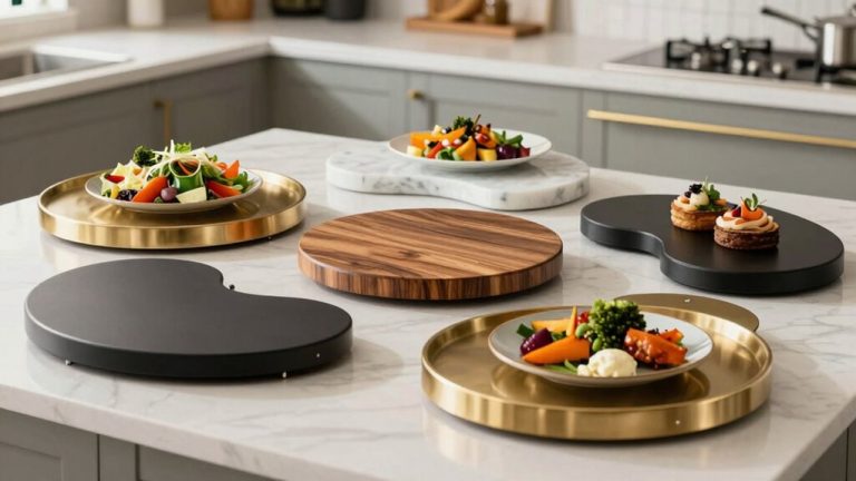 top kidney shaped lazy susans