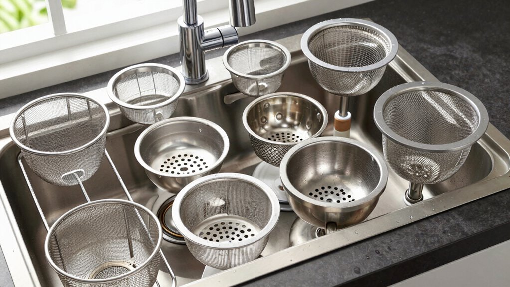 top kitchen sink strainers