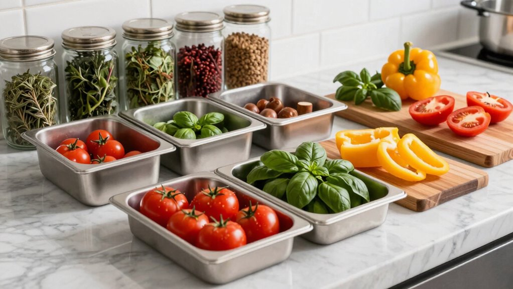 top mise en place trays