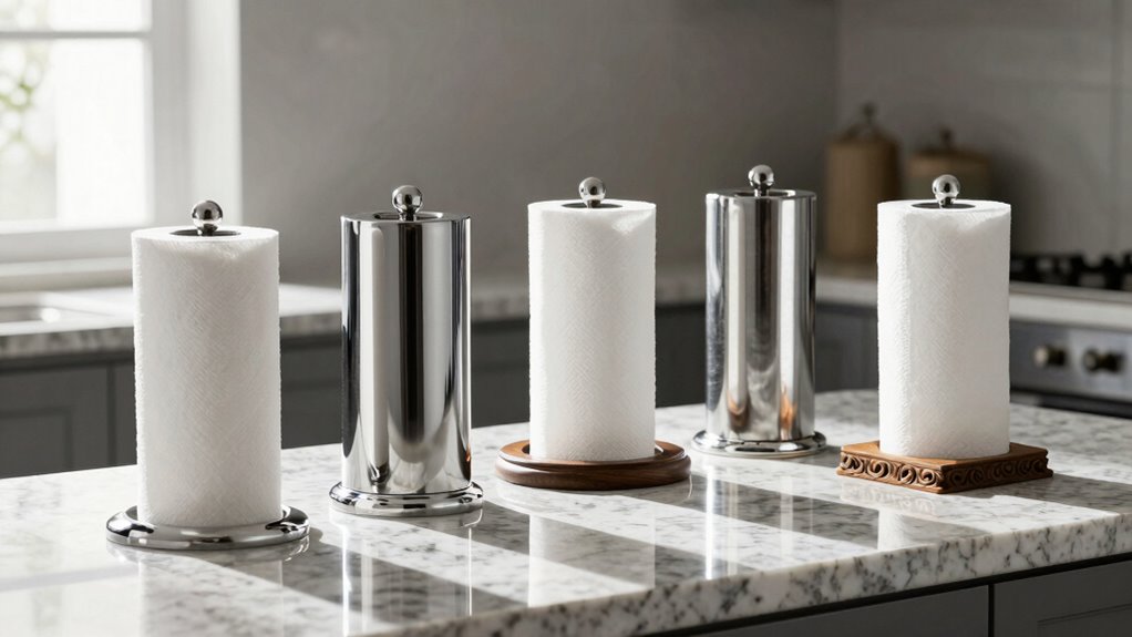 top paper towel holders