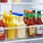 top refrigerator condiment bins