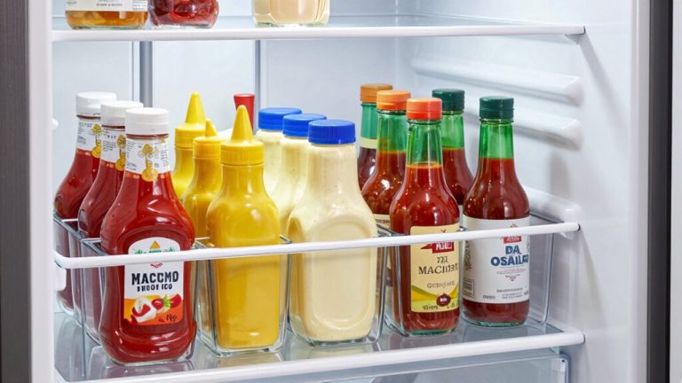 top refrigerator condiment bins
