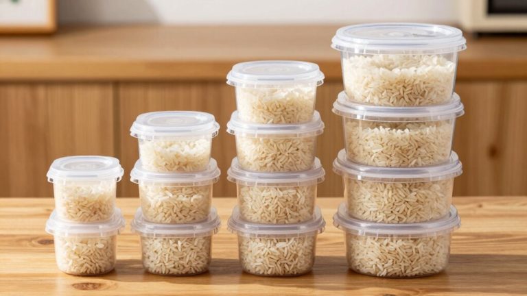 top stackable rice containers