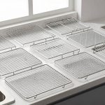 top stainless steel sink grids