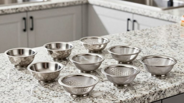 top stainless steel strainers