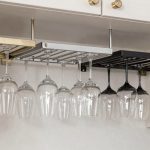 top under cabinet stemware racks