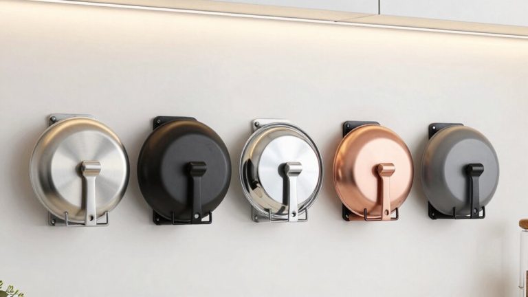 top wall mounted lid holders