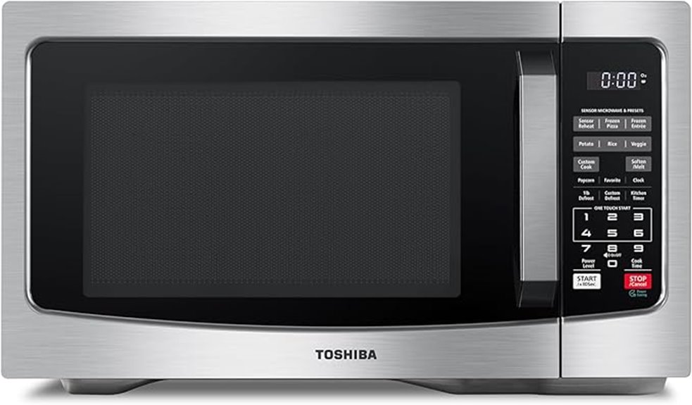 toshiba countertop microwave features
