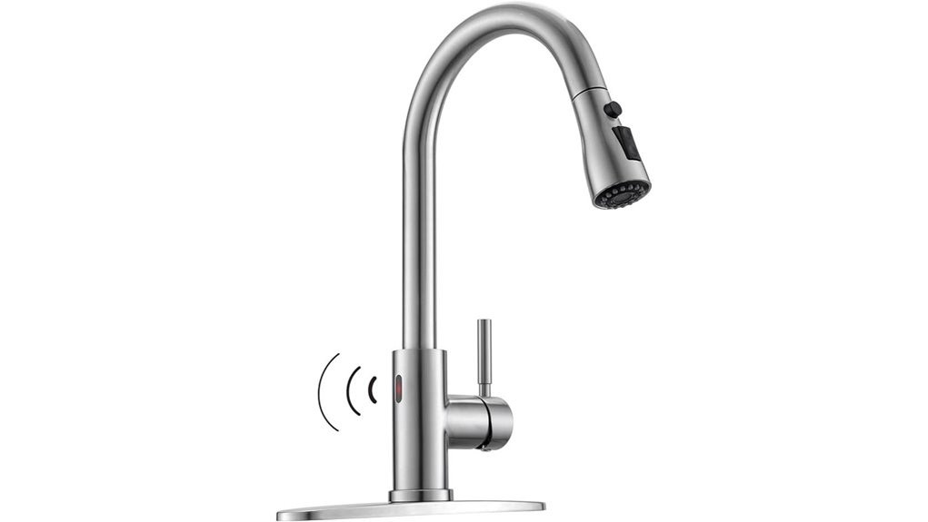 touchless kitchen faucet sprayer