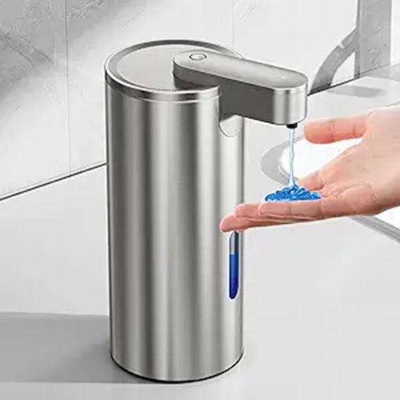 touchless stainless steel dispenser