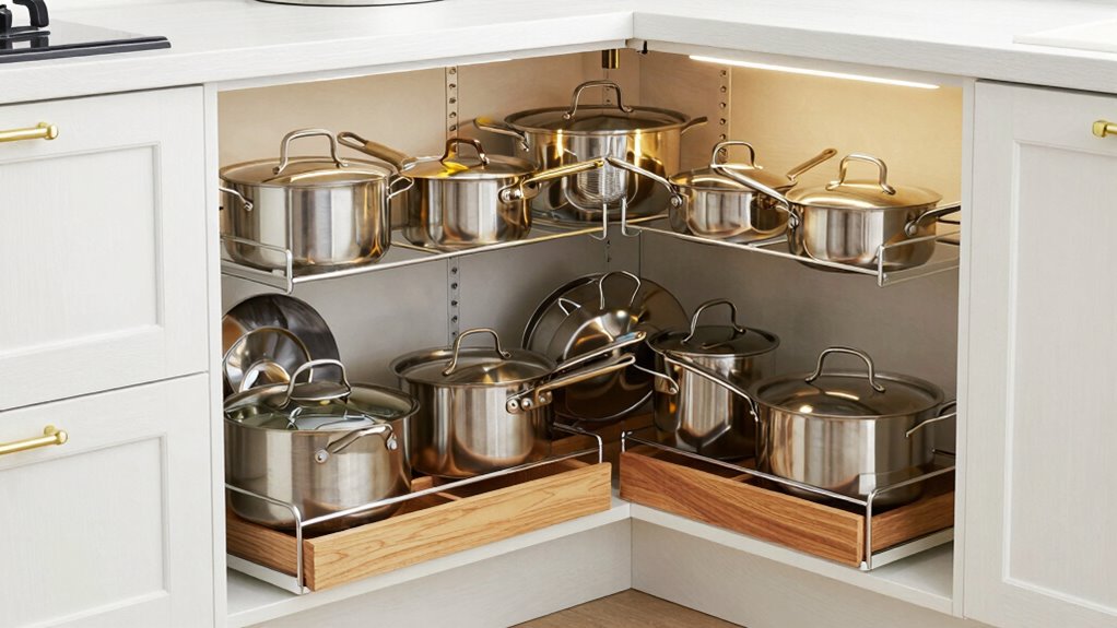 transform corner cabinets efficiently