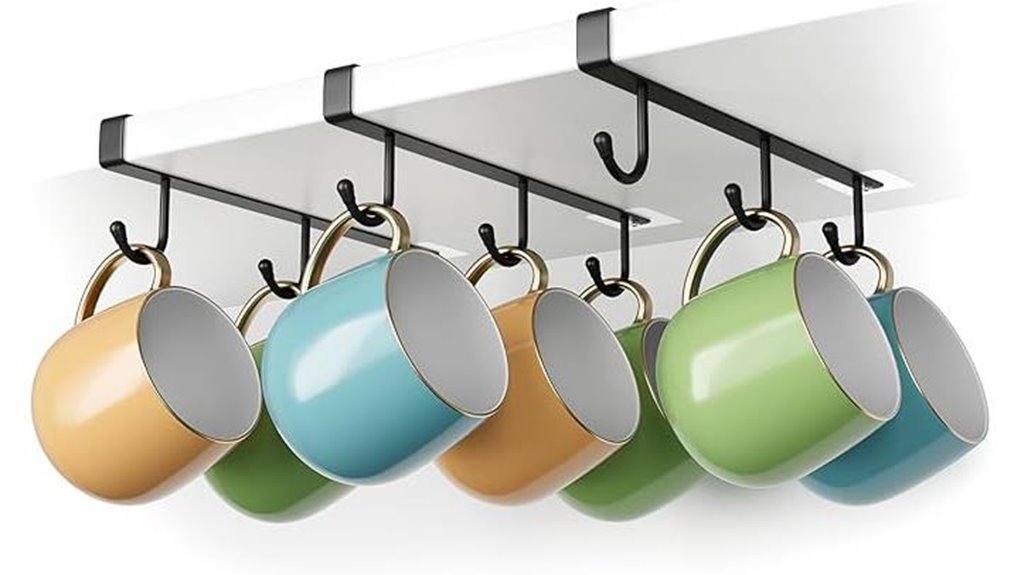 under cabinet mug holder