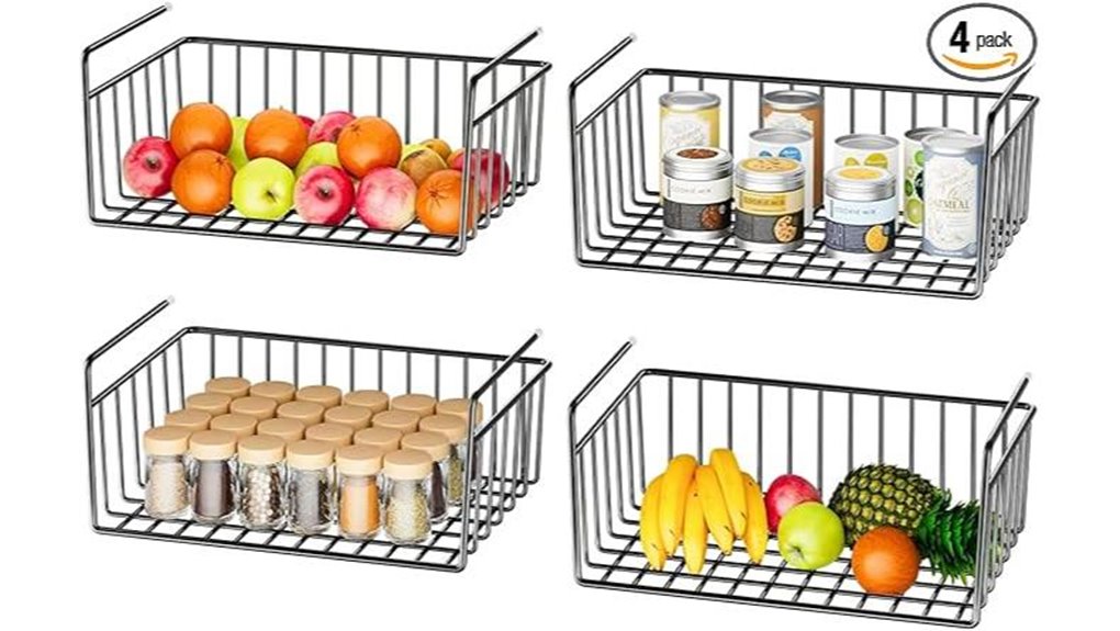 under cabinet shelf baskets