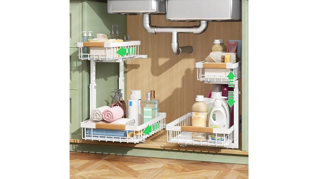 under sink organizer set