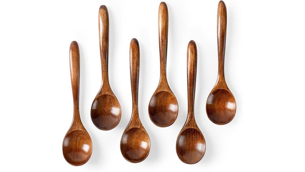 unique wooden serving spoons