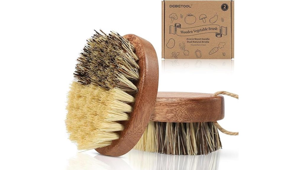 vegetable brush scrubber set