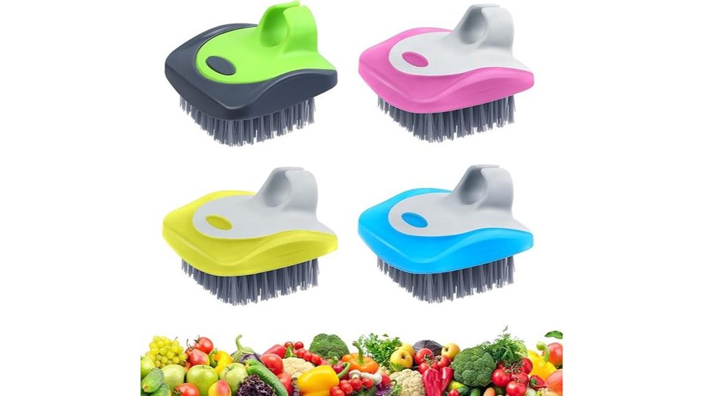 vegetable cleaning brush set