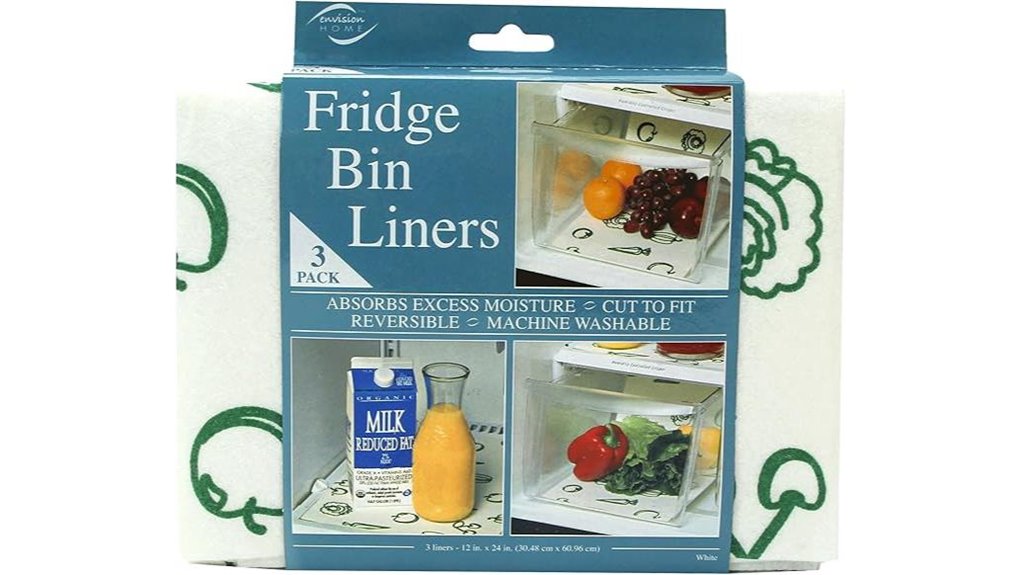 veggie print refrigerator liners