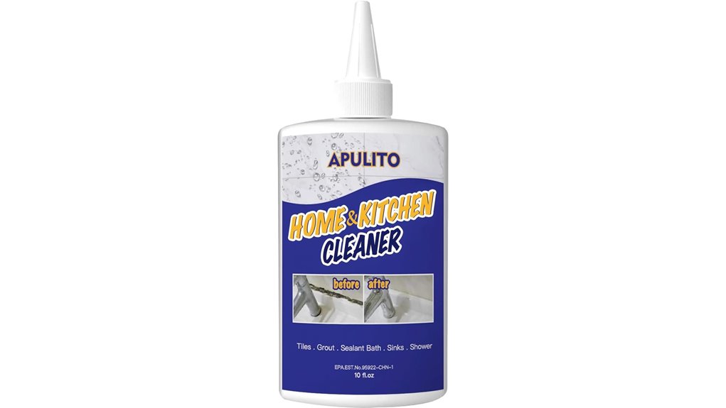 versatile bathroom and kitchen cleaner