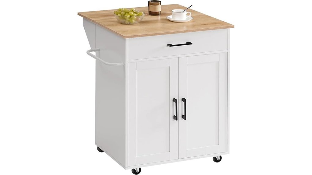 versatile folding kitchen cart