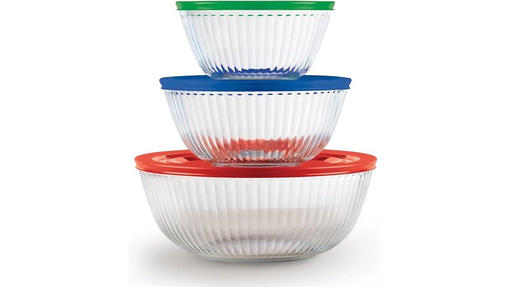 versatile glass mixing bowls