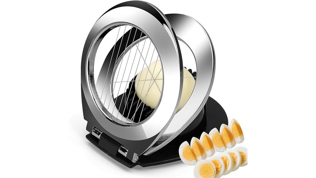 versatile hard boiled egg slicer