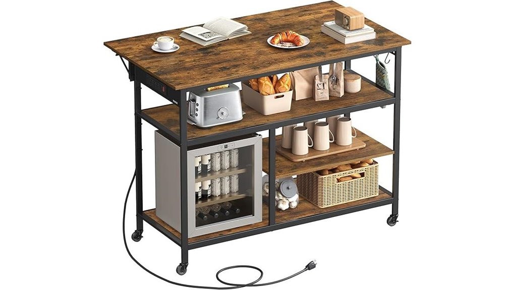versatile kitchen utility cart