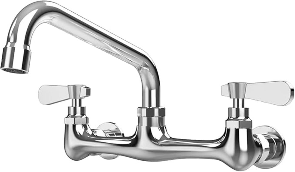 wall mount kitchen faucet