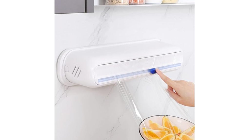 wall mount wrap dispenser