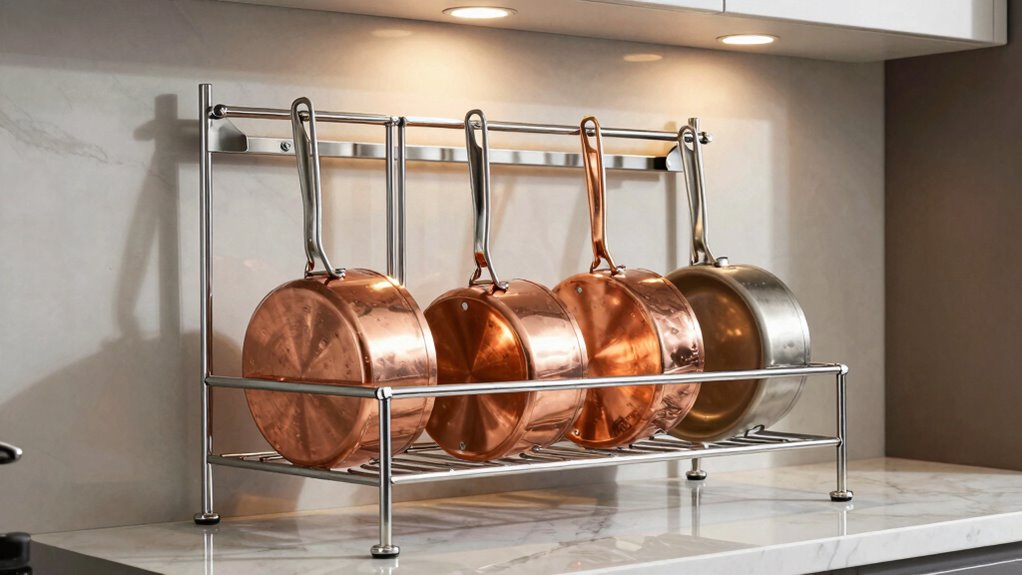 wall mounted cookware rack reviews