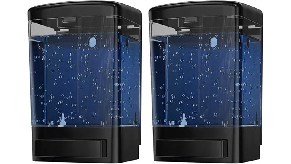 wall mounted soap dispenser set