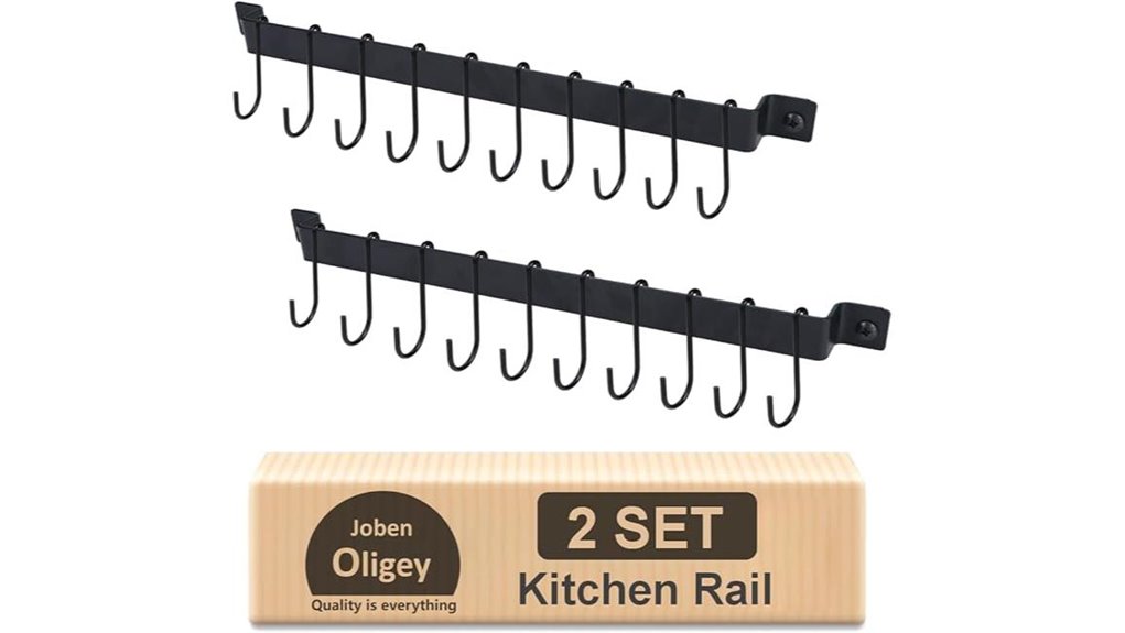 wall mounted utensil holder