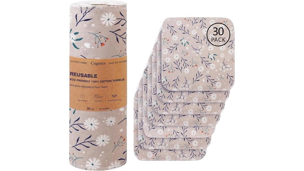 washable cotton dishcloths pack