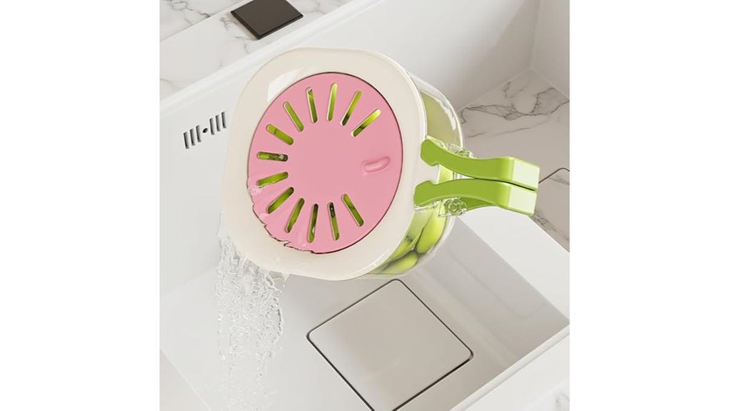washing bowl with strainer