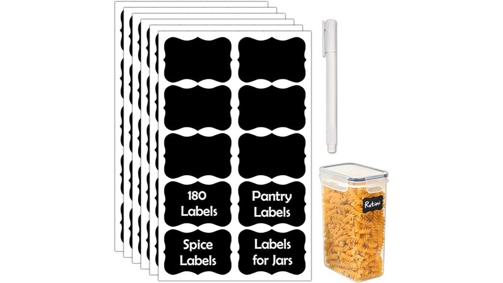 waterproof chalkboard label set