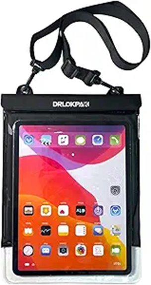 waterproof tablet case black